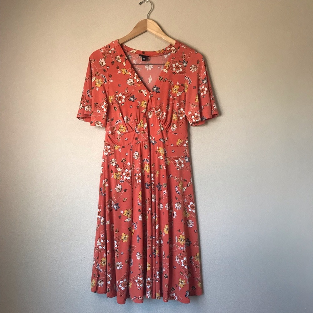 Torrid | Floral V-neck Dress